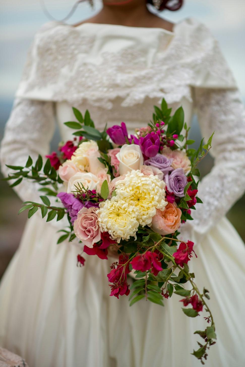 Rustic wedding bouquet
